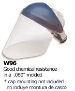 AOSafety AO Tuffmaster� Easy-Change windows WP96S - Clear